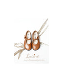 Chaussures Louise Resistantes Fille À Boucle - Cuir Camel Or - Fille