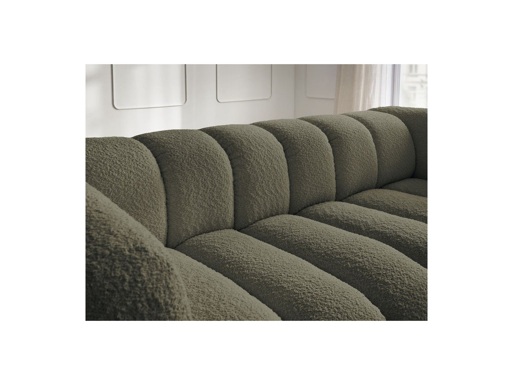 Talia - Fixed Straight 3-Seater Sofa - Bouclé Fabric