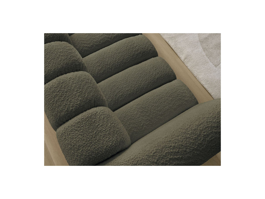 Talia - Fixed Straight 3-Seater Sofa - Bouclé Fabric