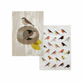 Nest Tea Towel (Set of 2) - Multicoloured