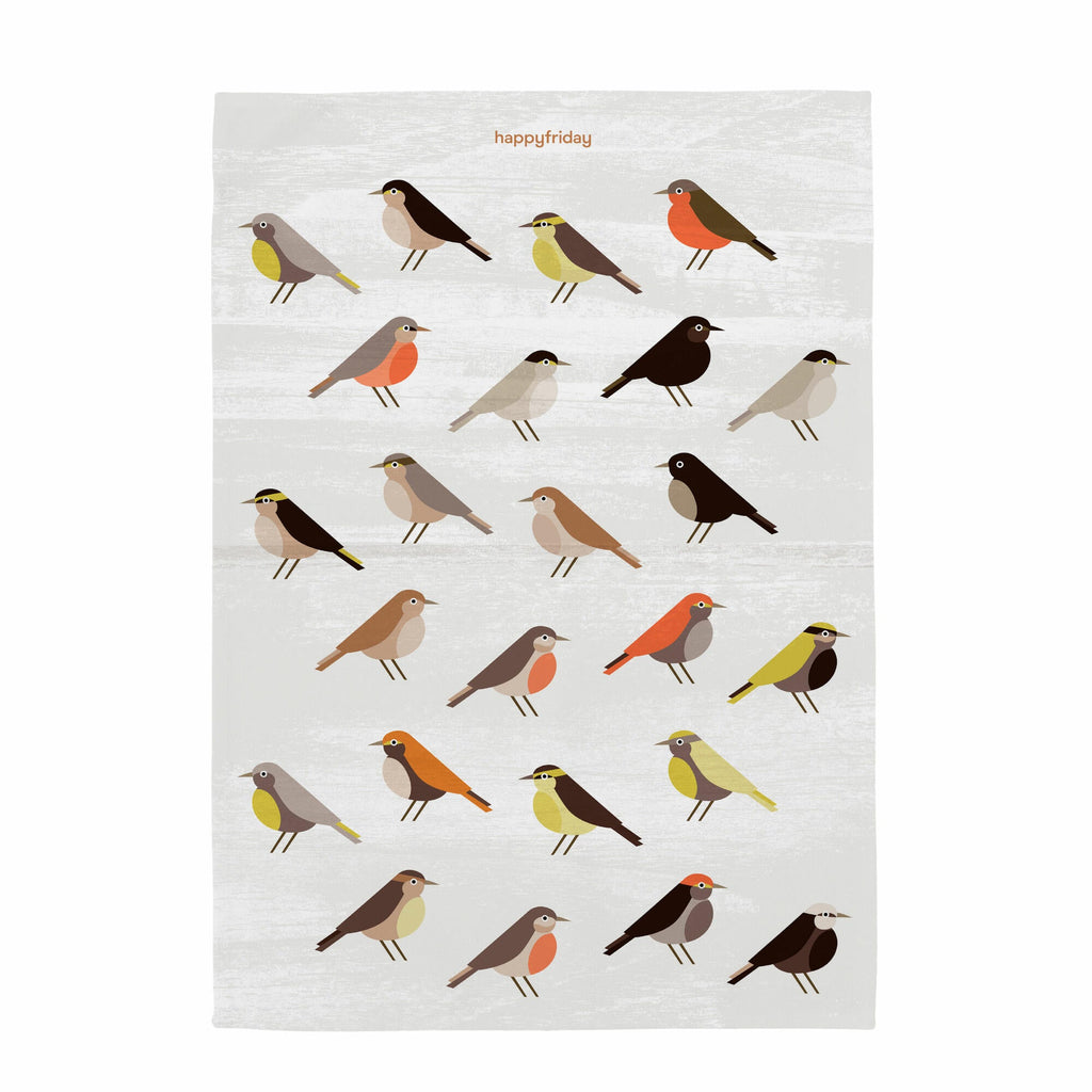 Nest Tea Towel (Set of 2) - Multicoloured