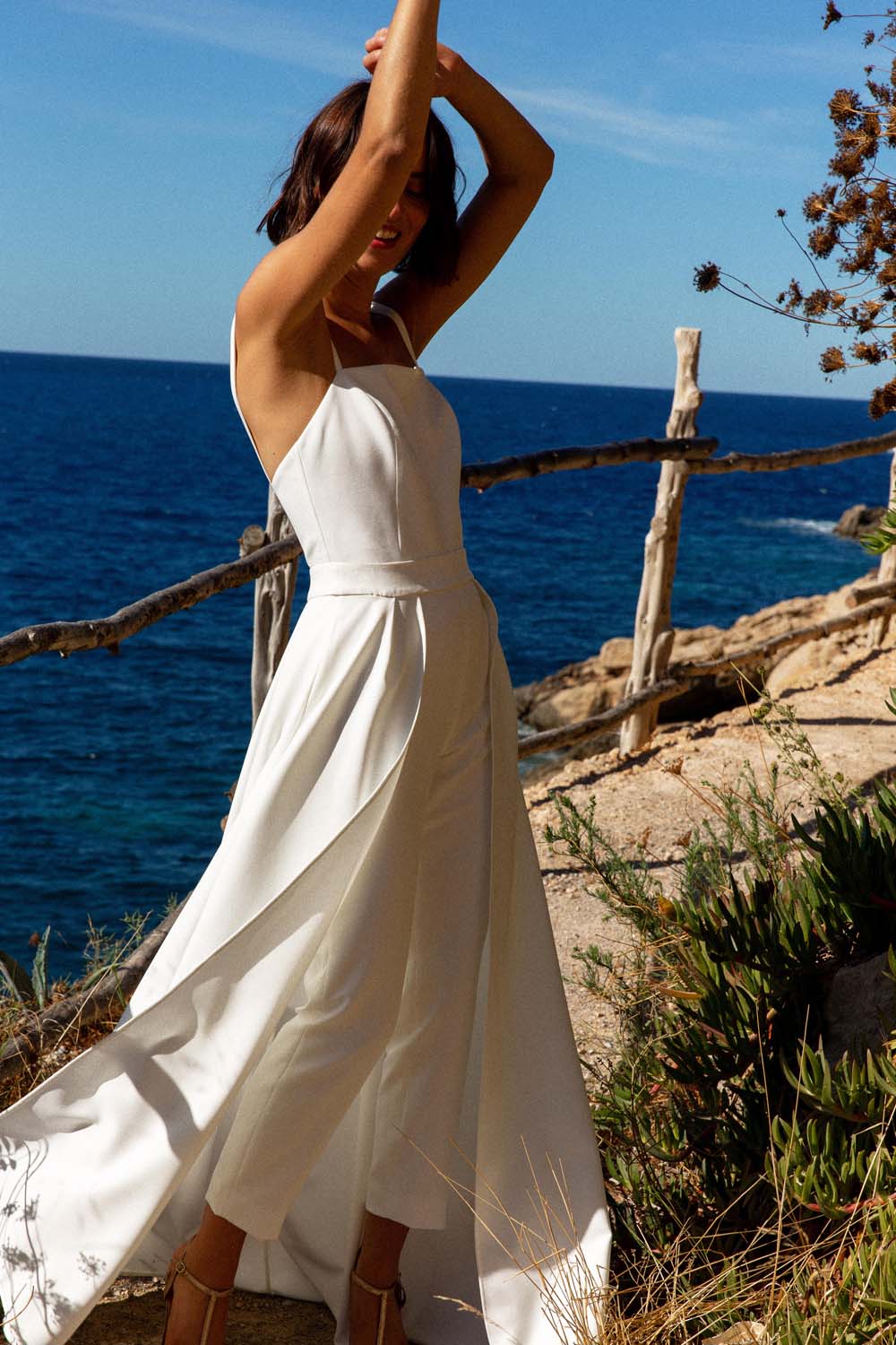 Auriane white overskirt