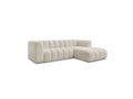 Talia - Fixed Corner Sofa - Bouclé Fabric - Right-Hand Corner