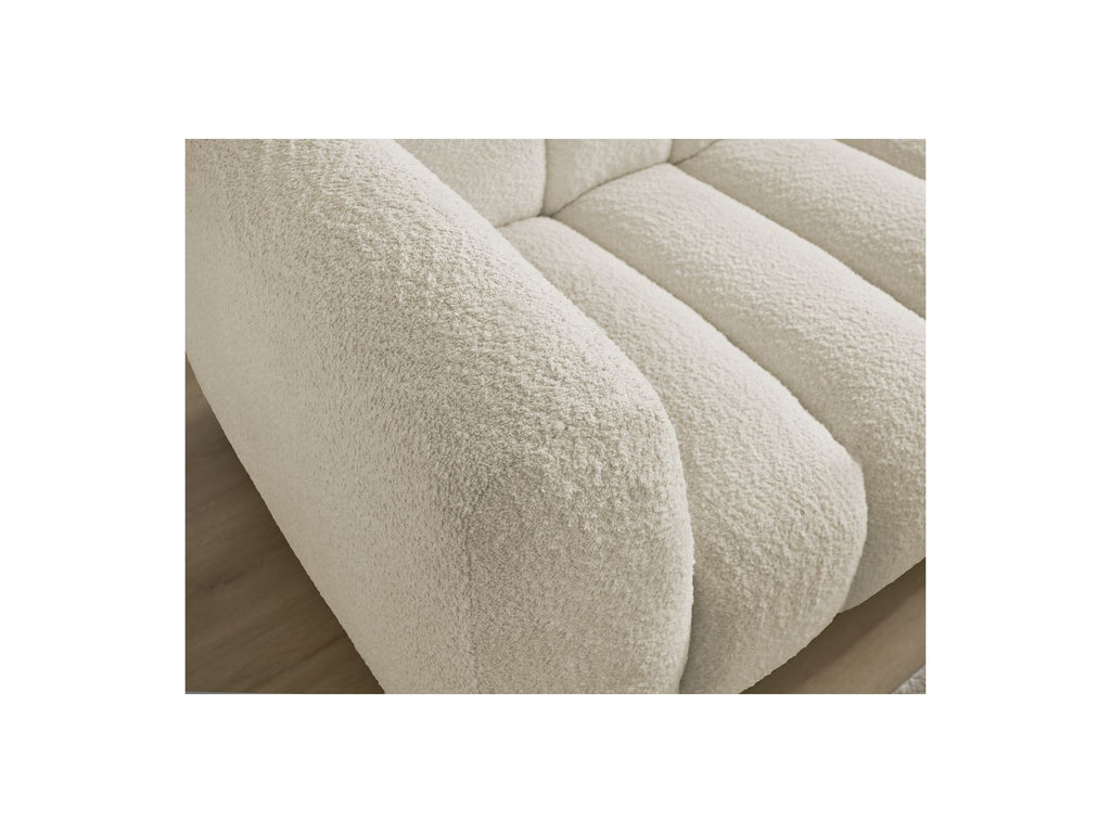Talia - Fixed Corner Sofa - Bouclé Fabric - Right-Hand Corner