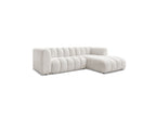 Talia - Fixed Corner Sofa - Bouclé Fabric - Right-Hand Corner