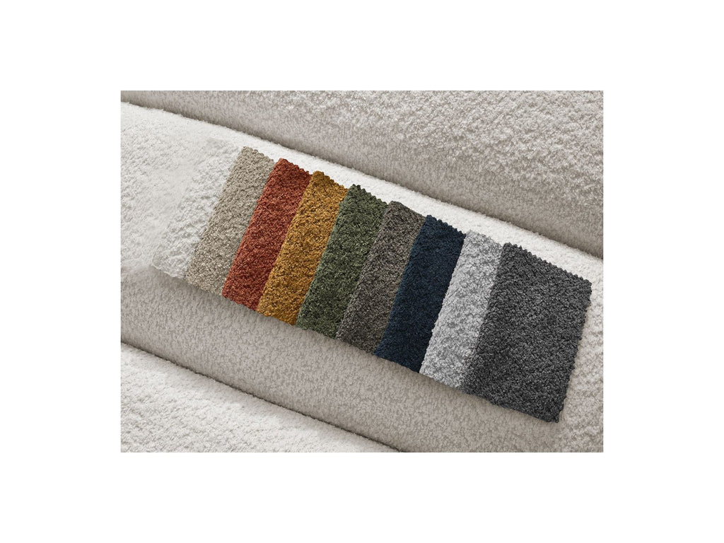 Talia - Fixed Corner Sofa - Bouclé Fabric - Right-Hand Corner