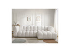 Talia - Fixed Corner Sofa - Bouclé Fabric - Right-Hand Corner