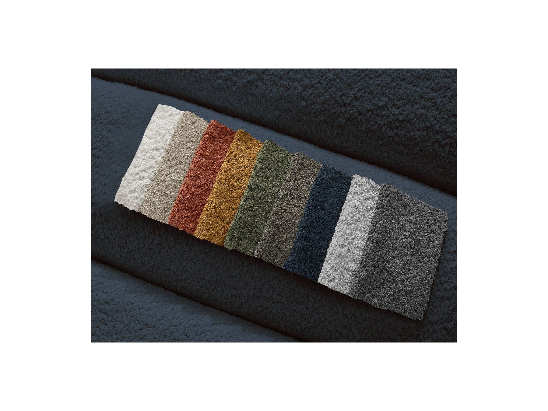 Talia - Fixed Corner Sofa - Bouclé Fabric - Right-Hand Corner