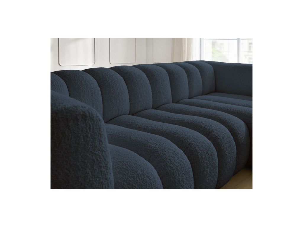 Talia - Fixed Corner Sofa - Bouclé Fabric - Right-Hand Corner