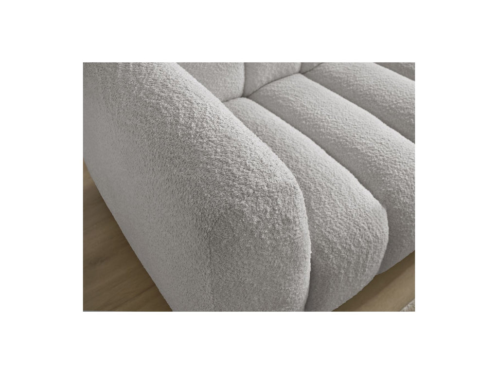 Talia - Fixed Corner Sofa - Bouclé Fabric - Right-Hand Corner