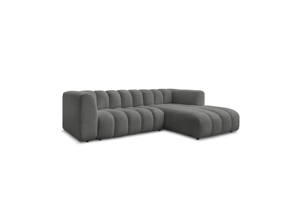 Talia - Fixed Corner Sofa - Bouclé Fabric - Right-Hand Corner