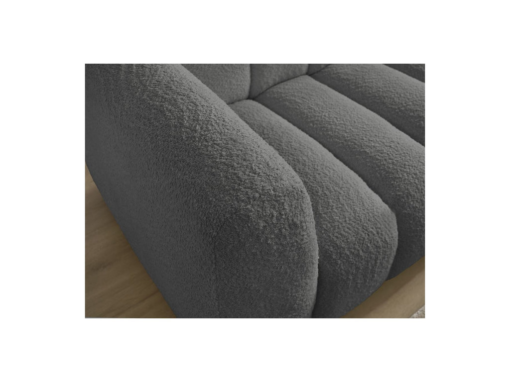 Talia - Fixed Corner Sofa - Bouclé Fabric - Right-Hand Corner