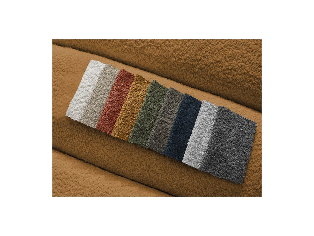 Talia - Fixed Corner Sofa - Bouclé Fabric - Right-Hand Corner
