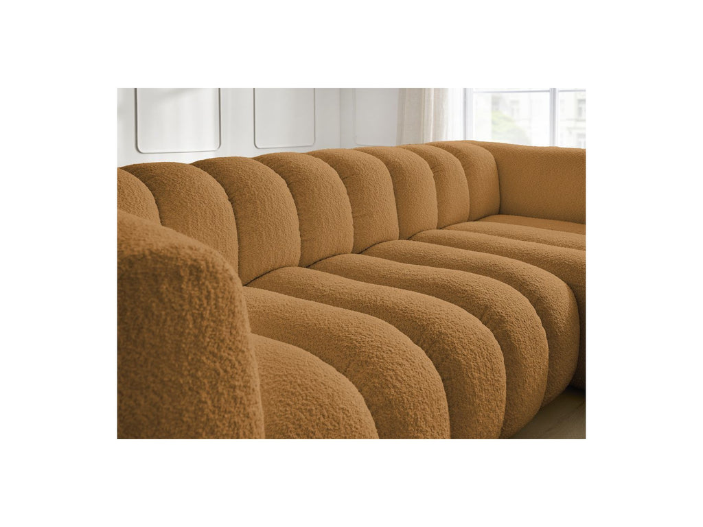 Talia - Fixed Corner Sofa - Bouclé Fabric - Right-Hand Corner