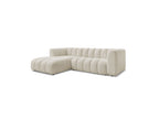 Talia - Fixed Corner Sofa - Bouclé Fabric - Left Corner