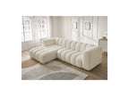 Talia - Fixed Corner Sofa - Bouclé Fabric - Left Corner