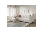 Talia - Fixed Corner Sofa - Bouclé Fabric - Left Corner