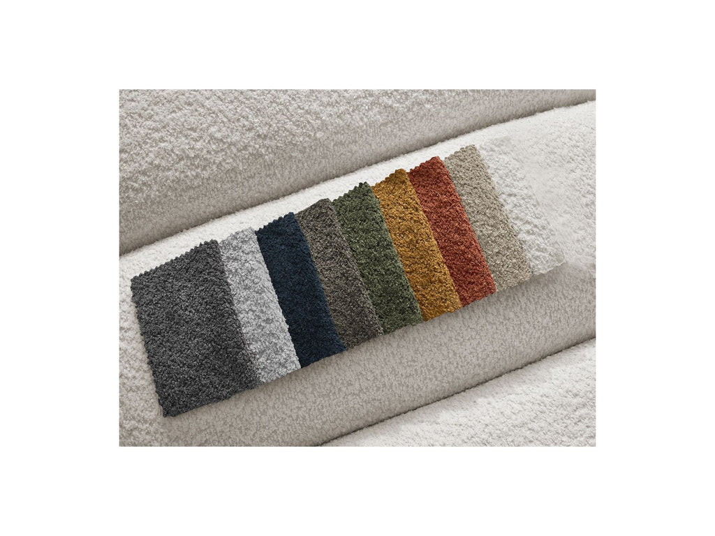 Talia - Fixed Corner Sofa - Bouclé Fabric - Left Corner
