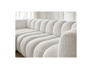 Talia - Fixed Corner Sofa - Bouclette Fabric - Left Corner