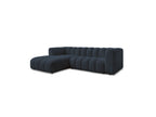 Talia - Fixed Corner Sofa - Bouclé Fabric - Left Corner
