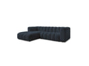 Talia - Fixed Corner Sofa - Bouclette Fabric - Left Corner