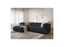 Talia - Fixed Corner Sofa - Bouclette Fabric - Left Corner