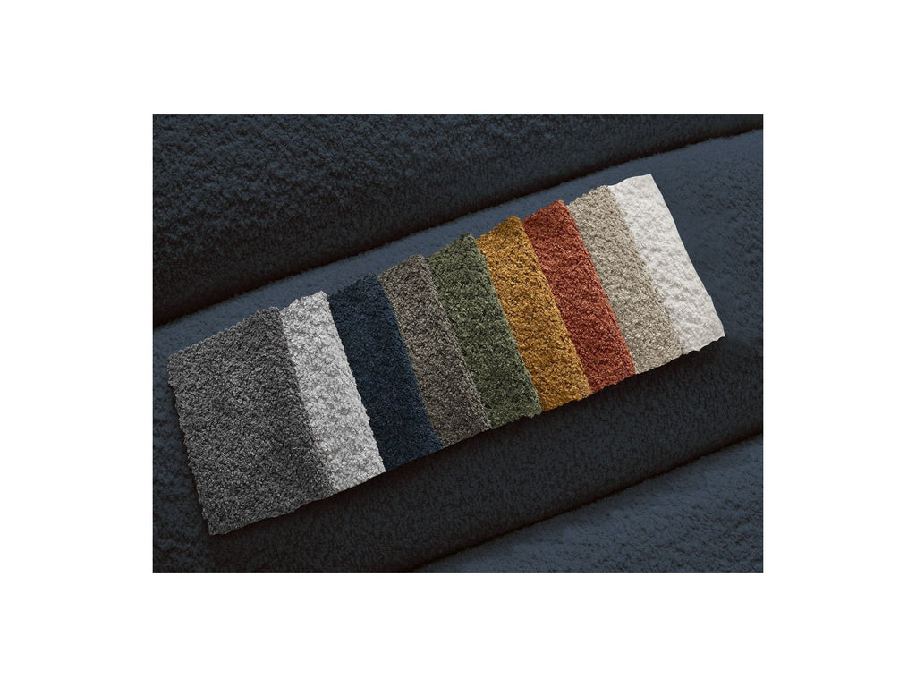 Talia - Fixed Corner Sofa - Bouclé Fabric - Left Corner