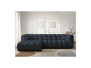 Talia - Fixed Corner Sofa - Bouclette Fabric - Left Corner