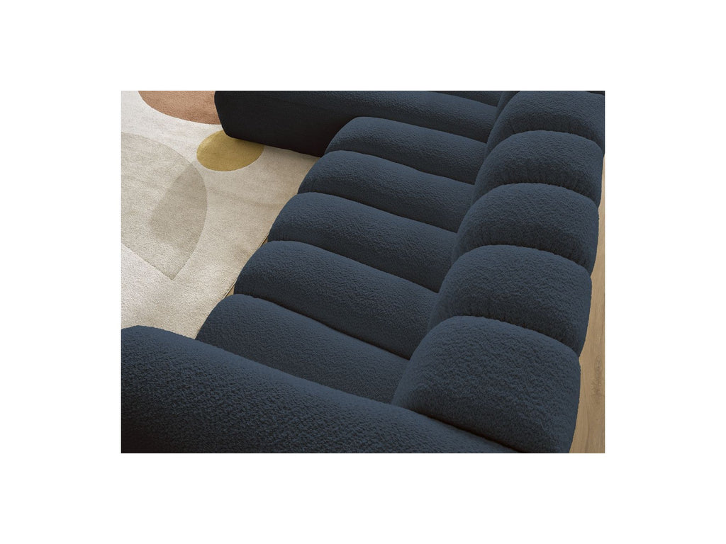 Talia - Fixed Corner Sofa - Bouclé Fabric - Left Corner