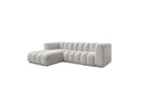 Talia - Fixed Corner Sofa - Bouclette Fabric - Left Corner