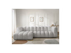 Talia - Fixed Corner Sofa - Bouclé Fabric - Left Corner