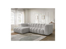 Talia - Fixed Corner Sofa - Bouclette Fabric - Left Corner