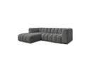 Talia - Fixed Corner Sofa - Bouclette Fabric - Left Corner
