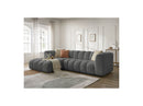 Talia - Fixed Corner Sofa - Bouclette Fabric - Left Corner