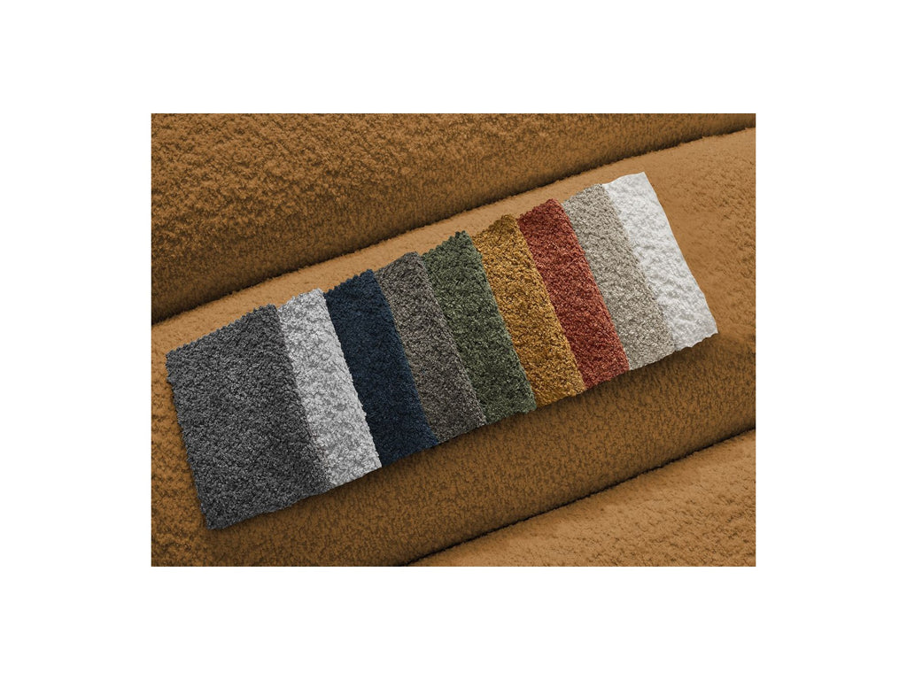 Talia - Fixed Corner Sofa - Bouclé Fabric - Left Corner