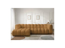 Talia - Fixed Corner Sofa - Bouclette Fabric - Left Corner