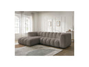 Talia - Fixed Corner Sofa - Bouclette Fabric - Left Corner