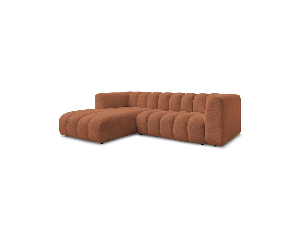 Talia - Fixed Corner Sofa - Bouclé Fabric - Left Corner