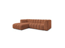 Talia - Fixed Corner Sofa - Bouclette Fabric - Left Corner