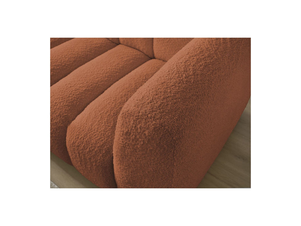 Talia - Fixed Corner Sofa - Bouclé Fabric - Left Corner