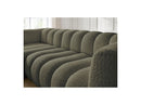 Talia - Fixed Corner Sofa - Bouclette Fabric - Left Corner