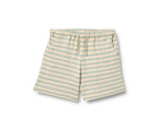 Short in jersey Kalle - Righe lago primaverile