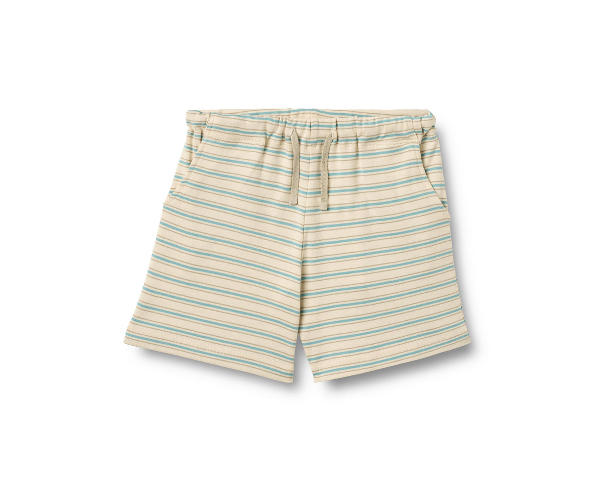 Short in jersey Kalle - Righe lago primaverile