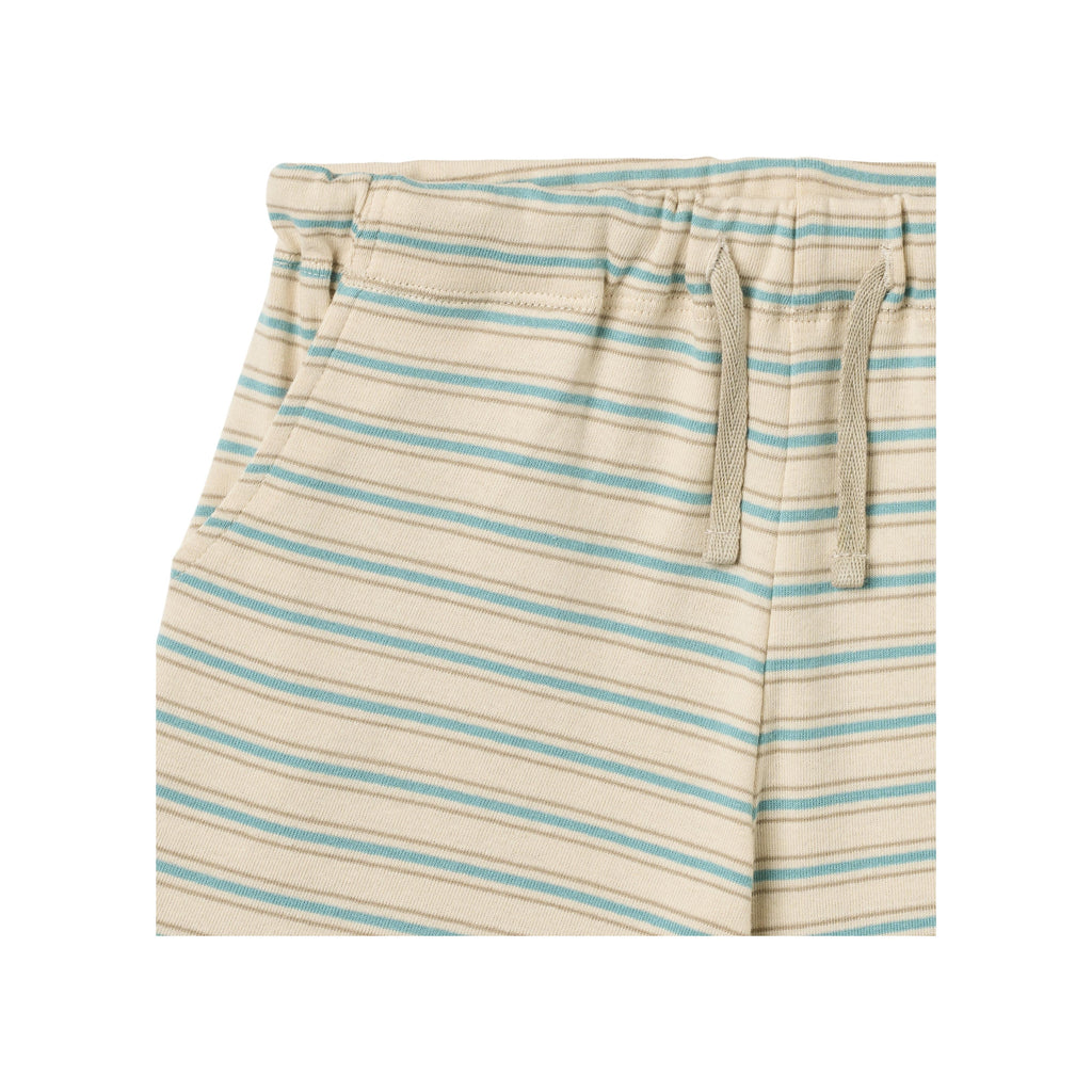 Short in jersey Kalle - Righe lago primaverile