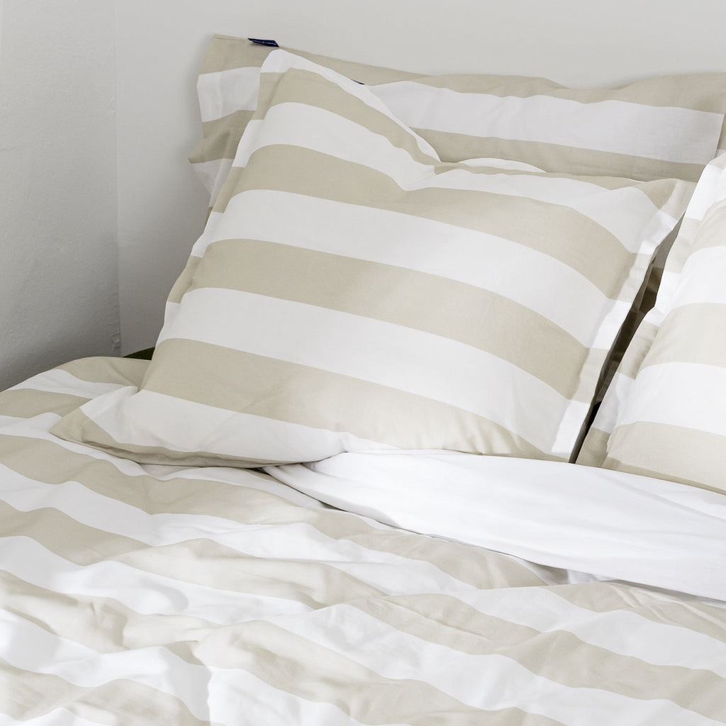 Taie D'Oreiller - Breton - Beige