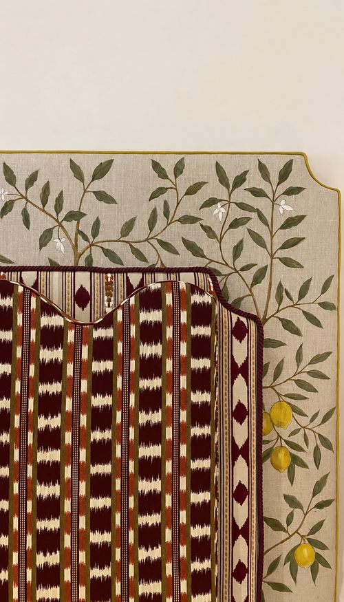Headboard - Mediterranean - Frida Garnet - L 90 Cm