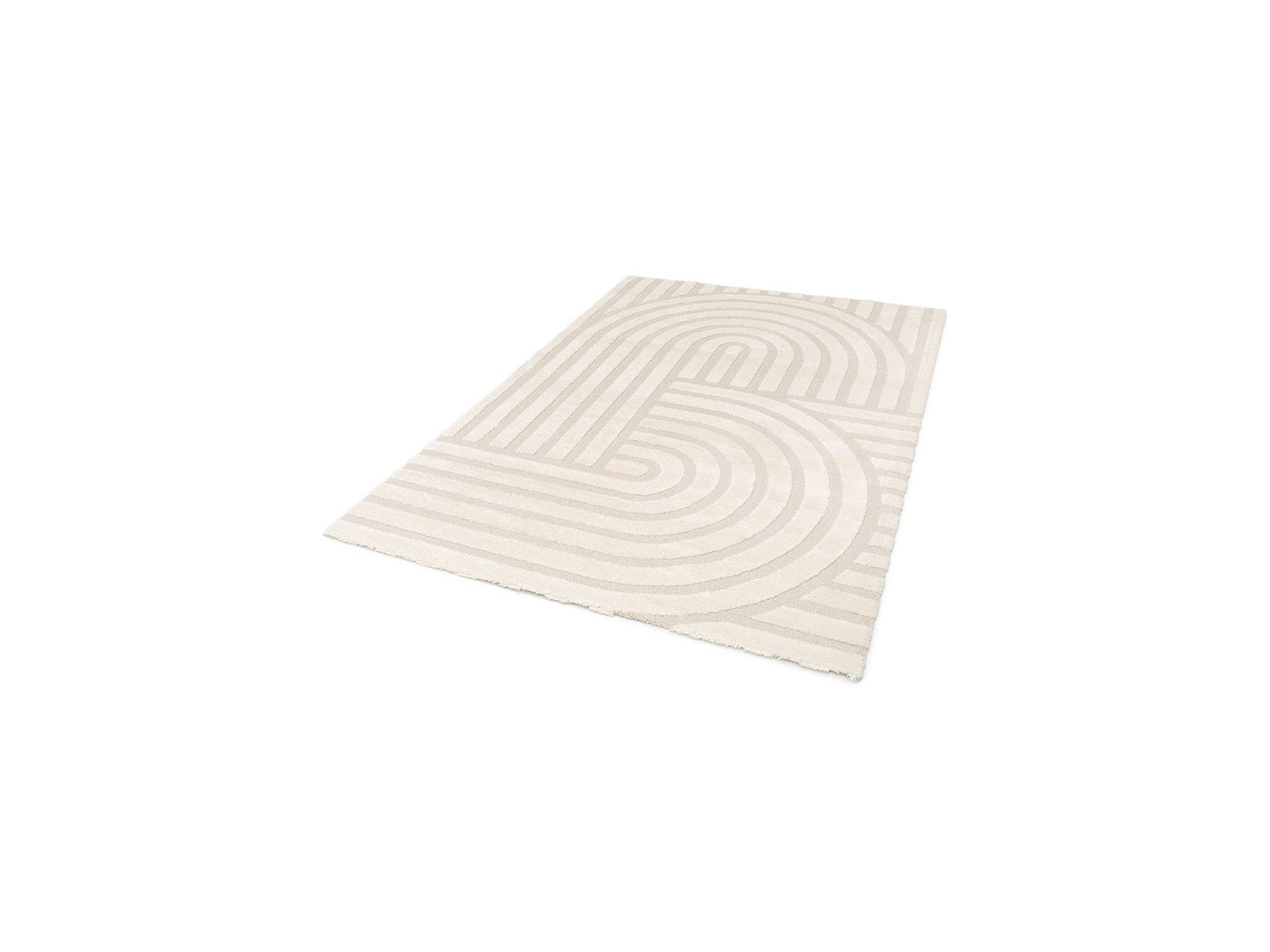 Shylo - Low-Pile Rug - Geometric Pattern - Beige