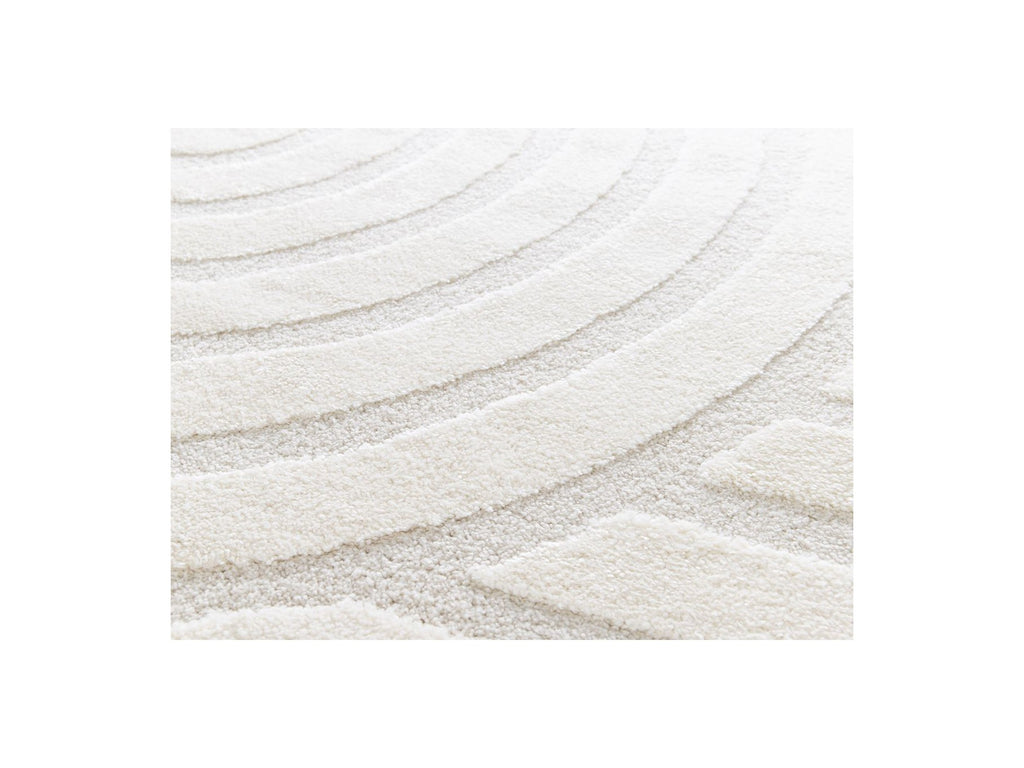 Shylo - Low-Pile Rug - Geometric Pattern - Beige