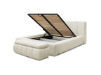 Denali - Lit Coffre - Tissu Bouclette + Bout De Lit