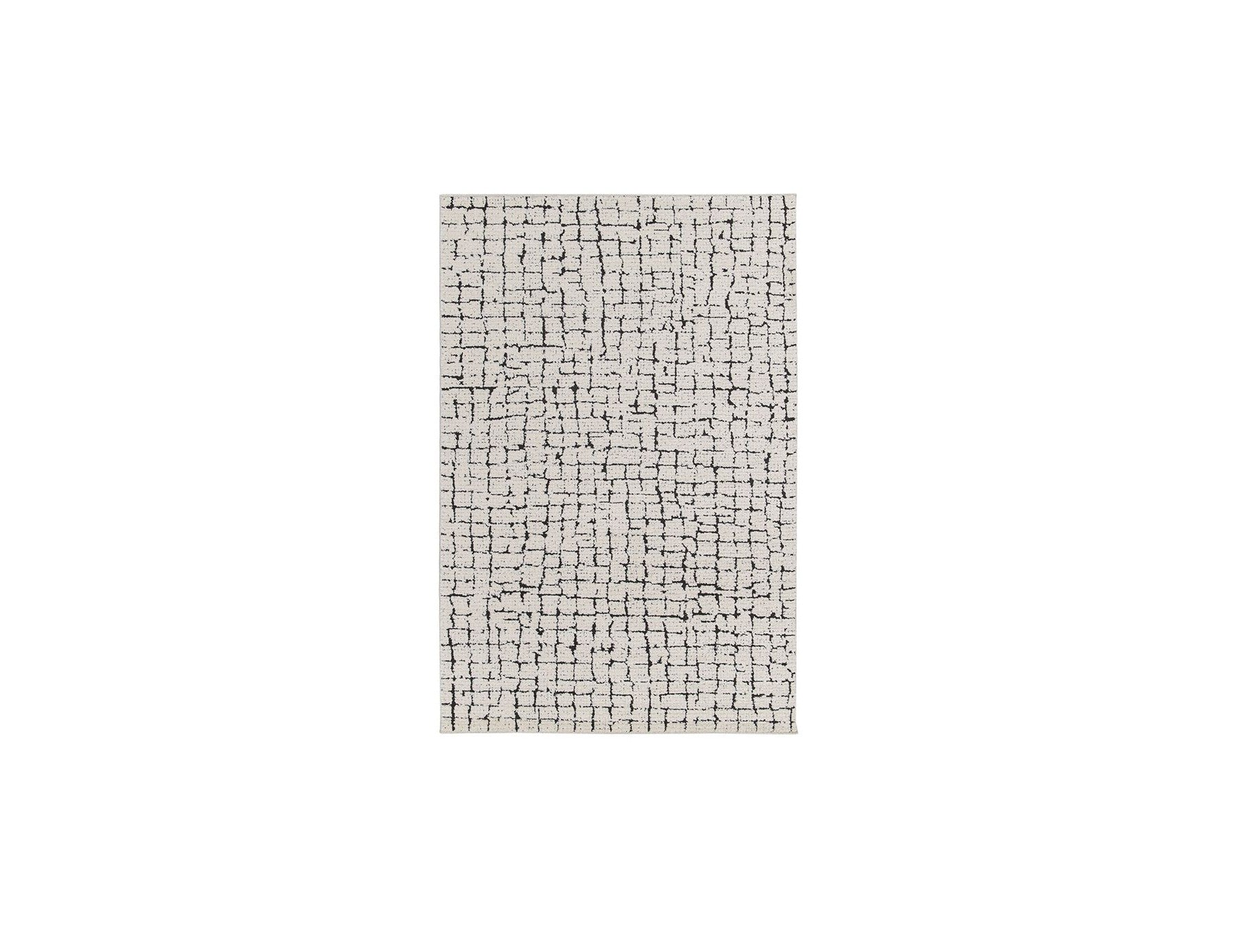 Low-Pile Rug - Nebulia - Abstract Pattern - Beige
